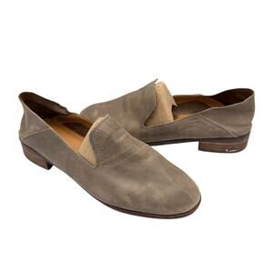 Lucky Brand Suede Loafers in Taupe